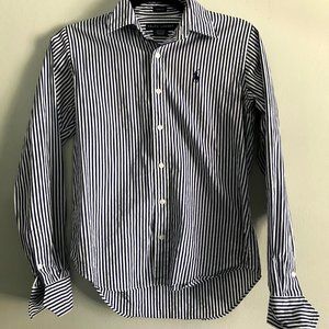 Women's Striped Ralph Lauren Button Down